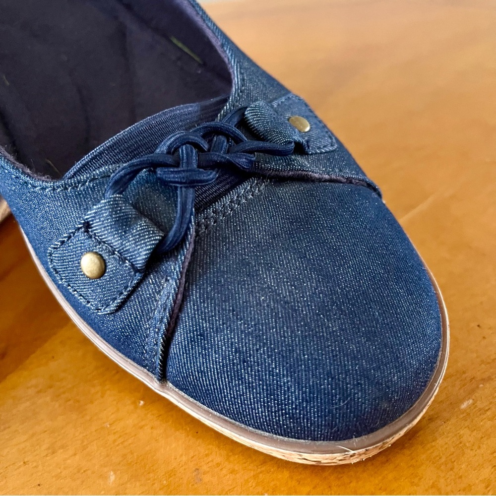 Keds Grasshoppers Ortholite wedge loafer Cushioned slip on Boat Shoe Wmns Sz 8M - Picture 6 of 10